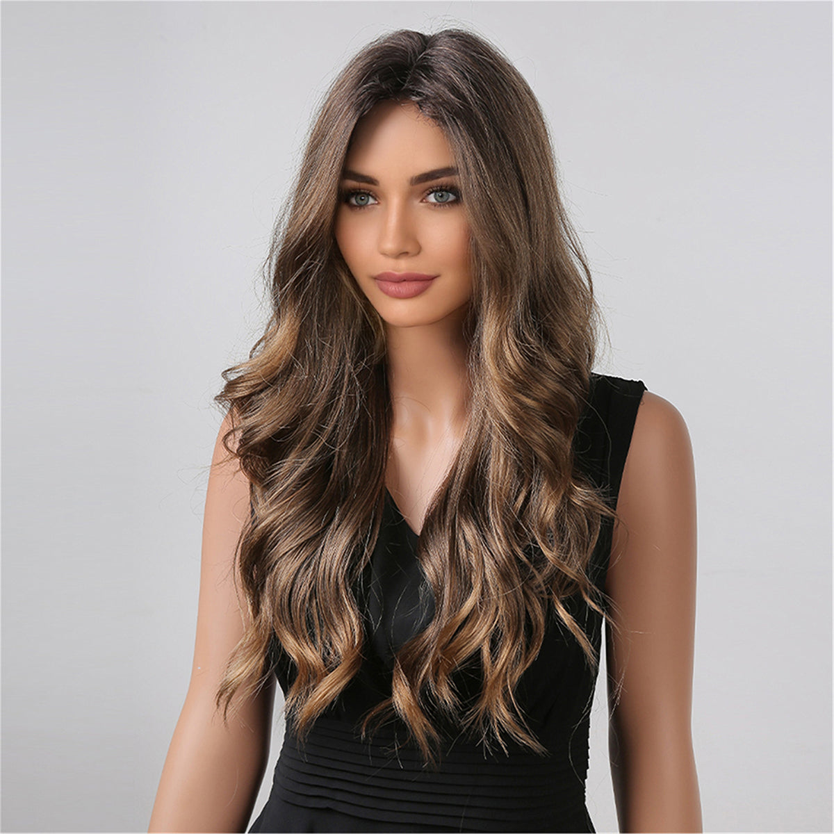 Long Ombre Blonde Lace Front Wig for Women  BL66125-1