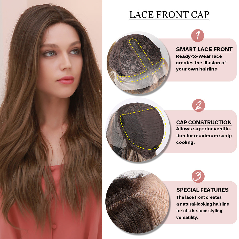 Body Wave Hair Brown with Highlight Lace BL66010-2