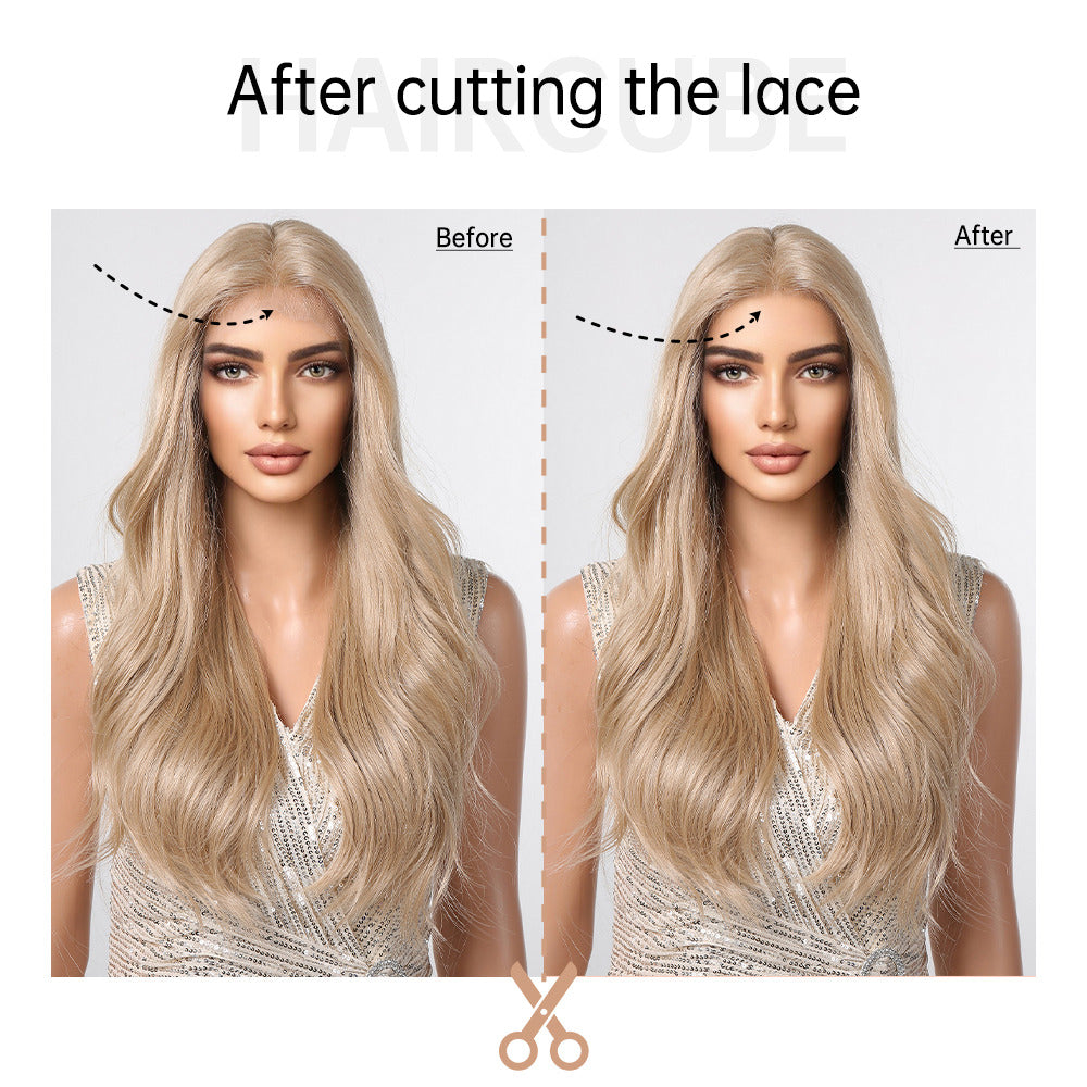 Long Ombre Blonde Lace Front Wig for Women BL66060-1